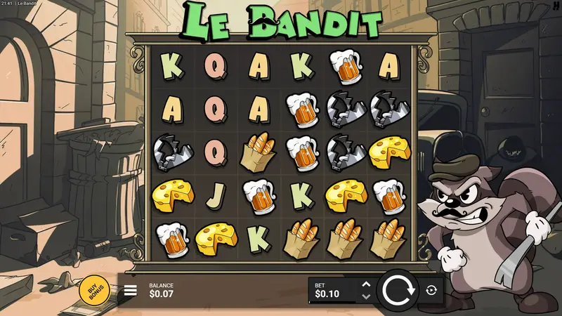 Le Bandit slot artwork