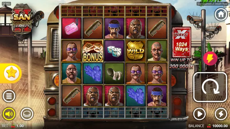 San Quentin 2 slot artwork