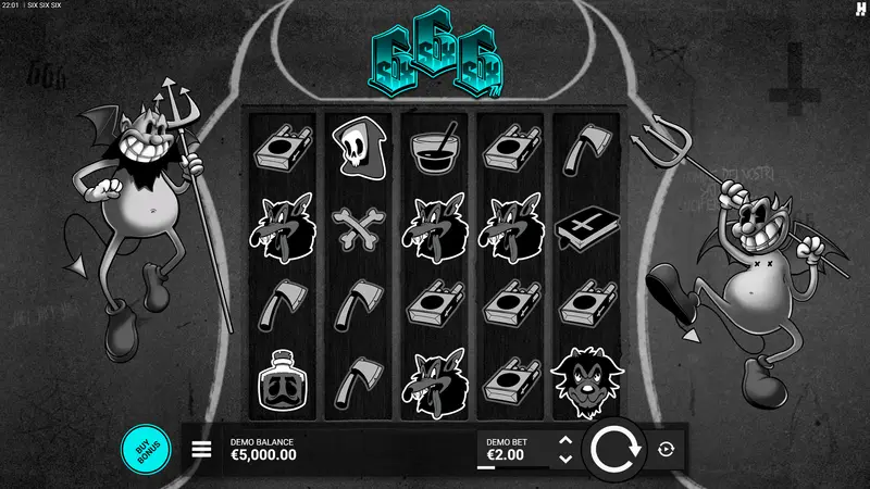 SixSixSix slot artwork