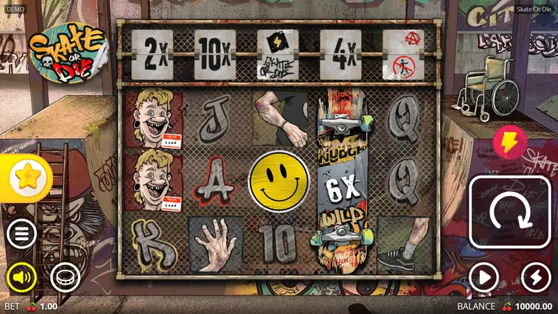Skate or Die Slot Review and Demo