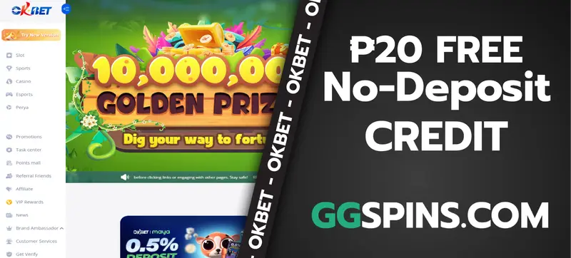 okbet-philippines-20-free-credit-bonus-review