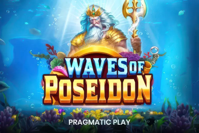 Waves of Poseidon slot artwork