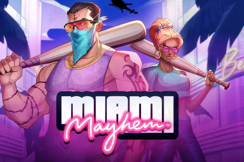 Miami Mayhem slot artwork