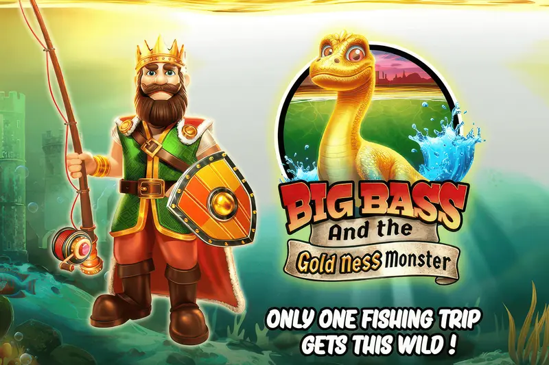 Big Bass and the Gold Ness Monster slot artwork