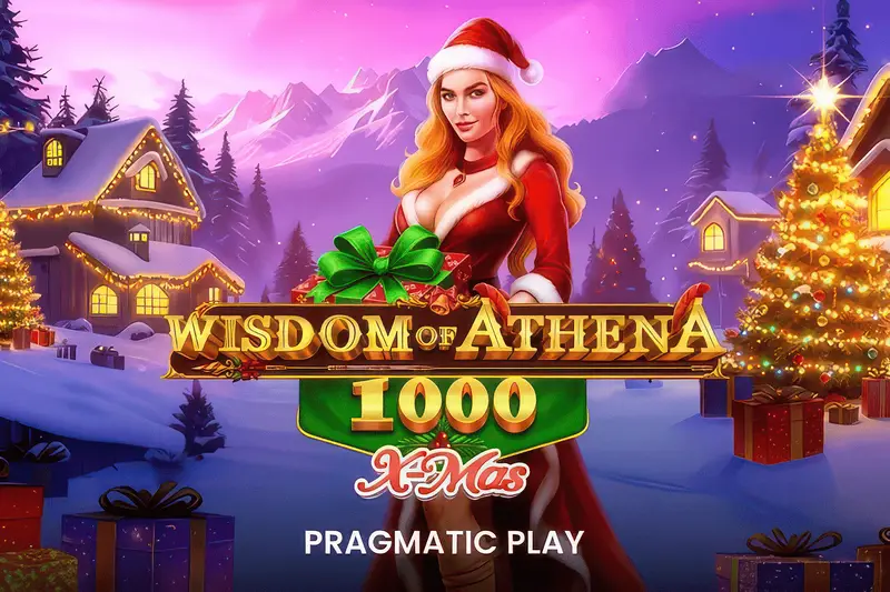 Wisdom of Athena 1000 Xmas slot artwork