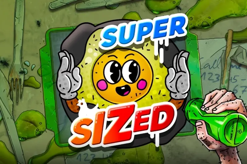 Supersized slot artwork