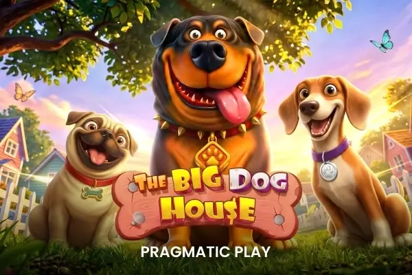 The Big Dog House slot artwork